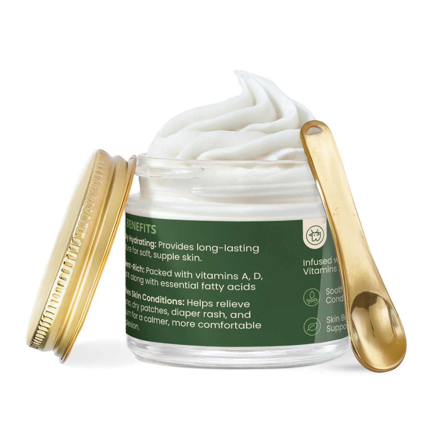 Whipped Grass-Fed Tallow Balm with Vanilla Bean
