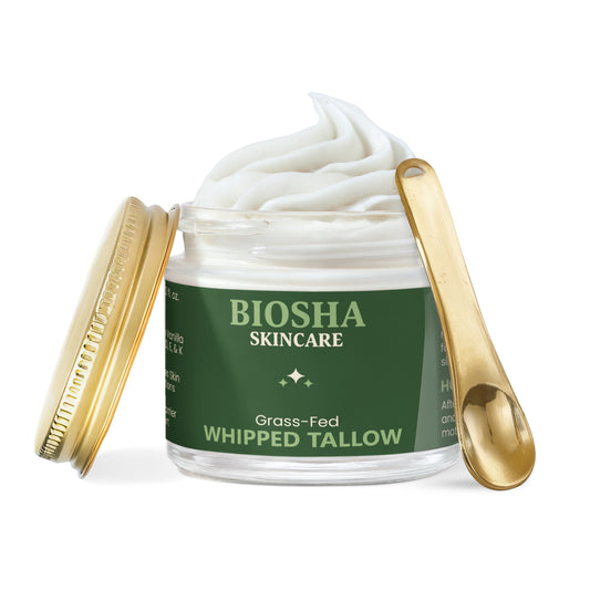 Whipped Grass-Fed Tallow Balm with Vanilla Bean