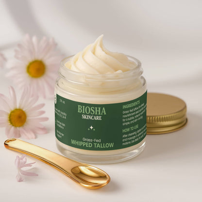 Whipped Grass-Fed Tallow Balm with Vanilla Bean